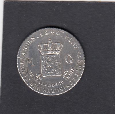 Beschrijving: 1 Gulden WILLEM I Scho. 617